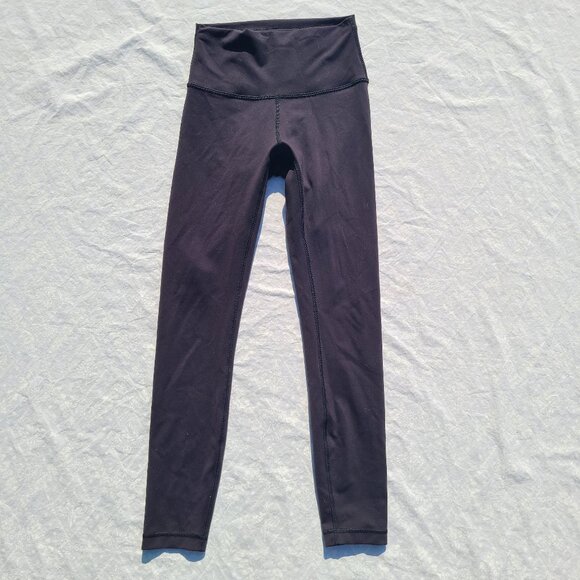 Lululemon Wunder Train High-Rise Tight 7/8 25" - Black (First Release) - Size 4